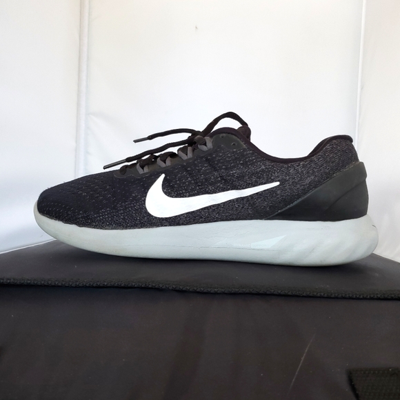 Nike Lunar Glide 9.5 Dark Gray Running Trainers Sneakers - Picture 1 of 12